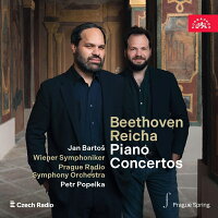 Beethoven: Piano Concerto No. 5 "Emperor", Reicha: Piano Concerto - Jan Bartoš, Petr Popelka & Vienna Symphony Orchestra, Prague (1CD)