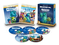 (ディズニー) - Monsters, Inc.: 2 Movie Collection Blu-ray + DVD Set [Blu-ray]